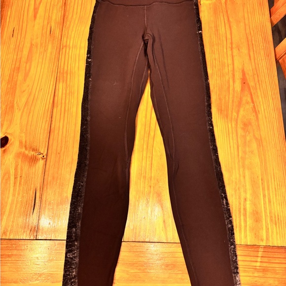 lululemon athletica Pants - Lululemon Athletica Brown Leggings Sleek Stretchy Fit